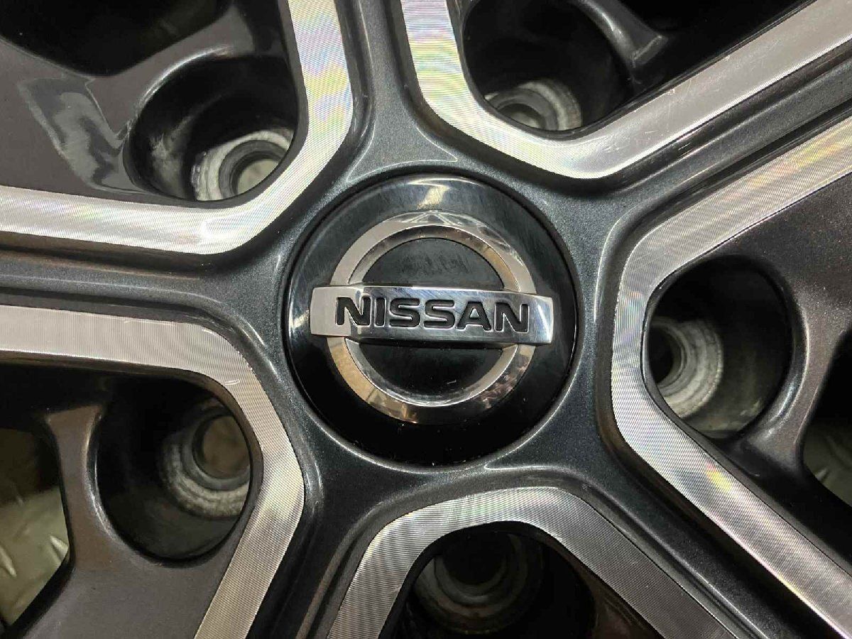 日産 純正 6.5J-17インチ 5/114.3 +45 4本セット ガンメタポリッシュ リーフ キックス セレナ ジューク エクストレイル 等 NISSAN 日産 リーフ/キックス 純正ホイール 17インチ 4本 6.5J5HPCD114