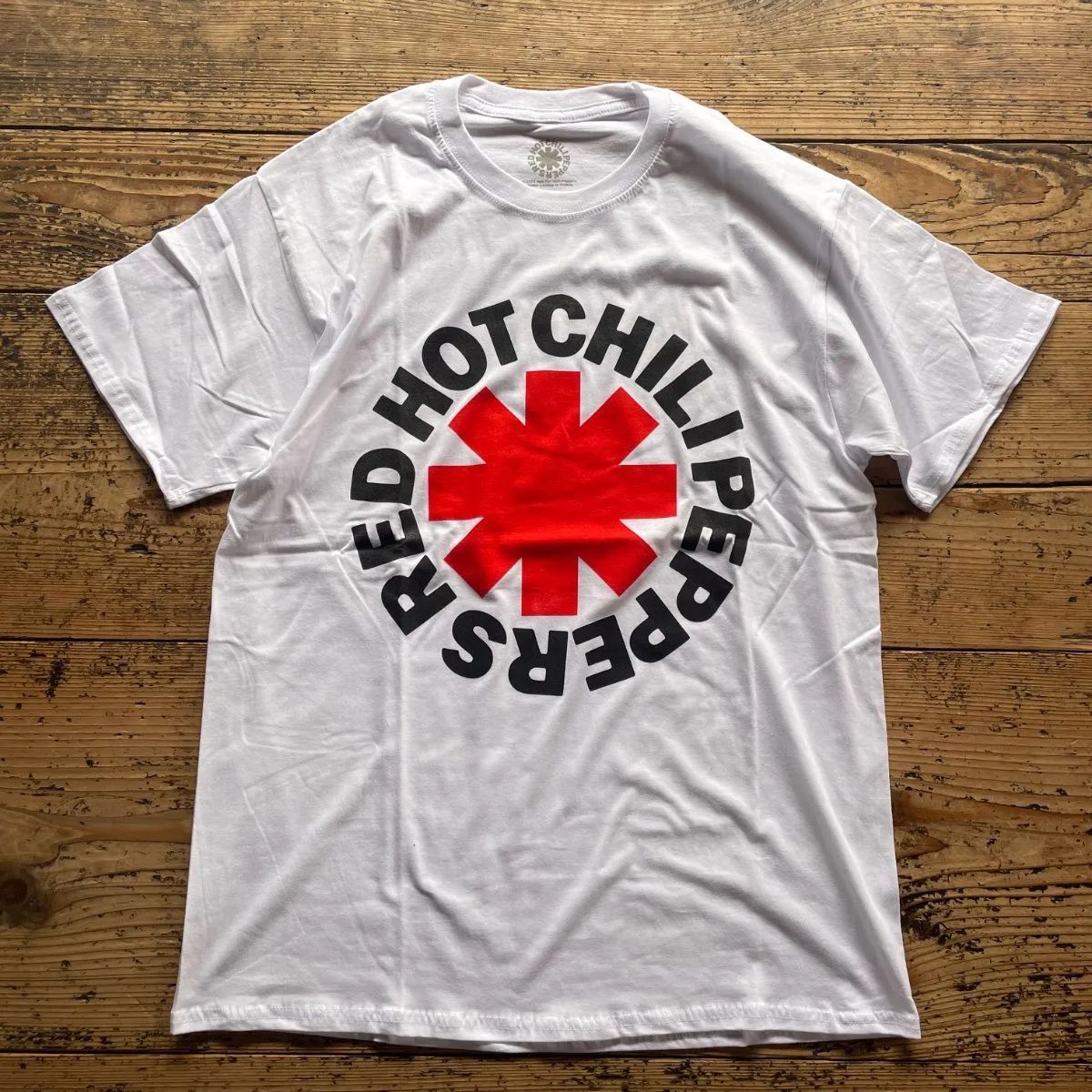 新品 オフィシャル品 ROCK OFF レッドホットチリペッパーズ Tシャツ 白