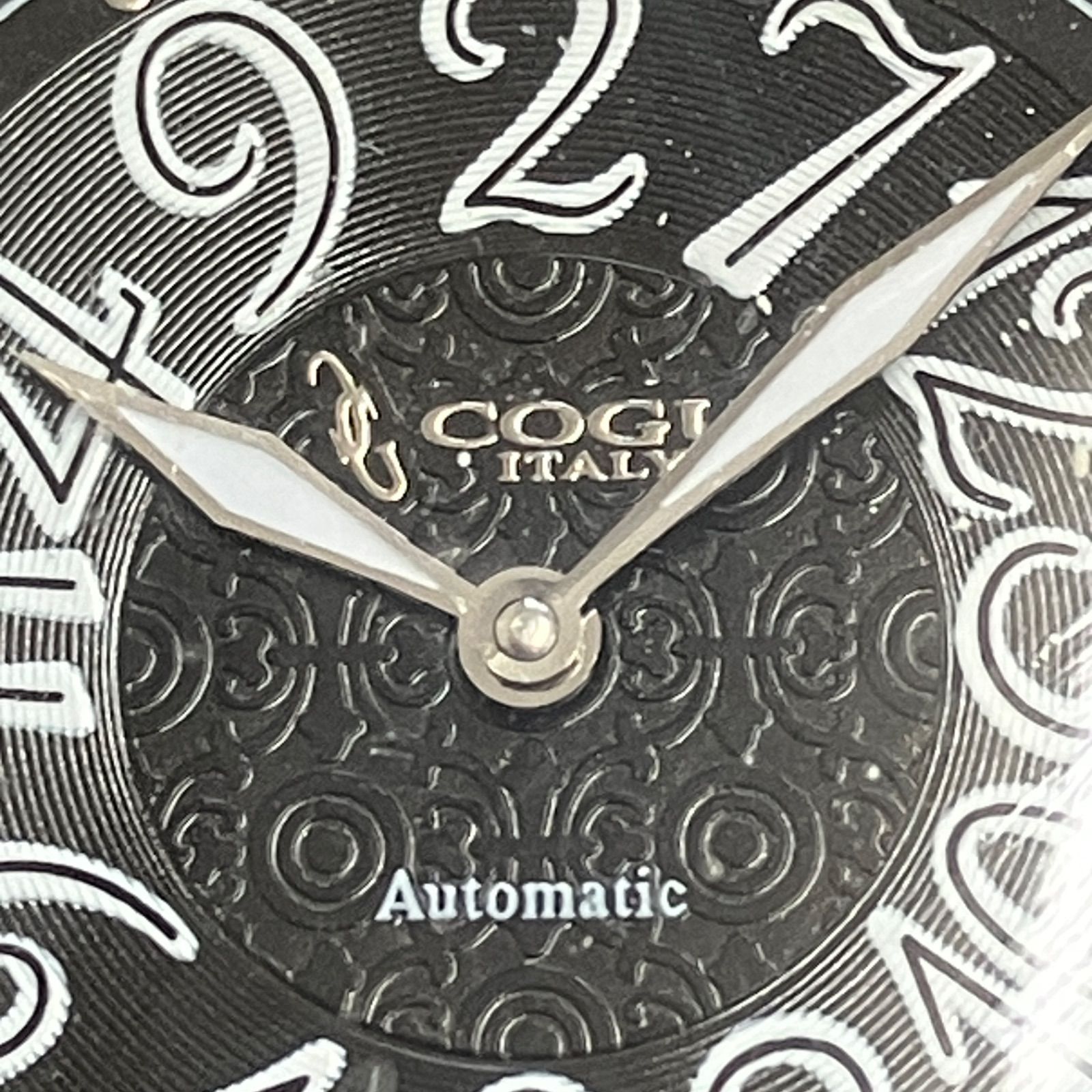 cogu オクトゴナル 未使用】COGU コグ Crazy Watch 自動巻き 裏スケ 腕時計 ブラック