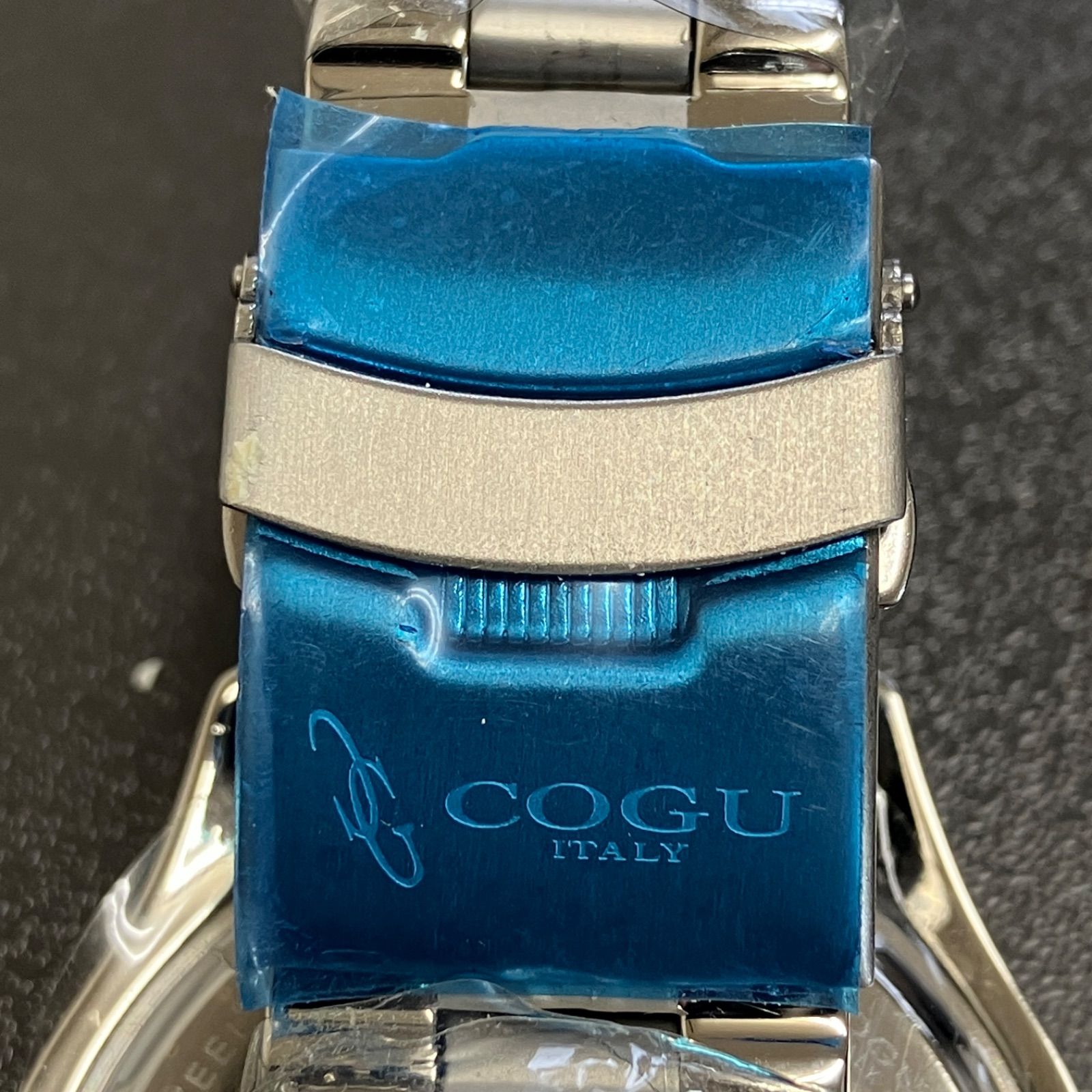 cogu オクトゴナル 未使用】COGU コグ Crazy Watch 自動巻き 裏スケ 腕時計 ブラック