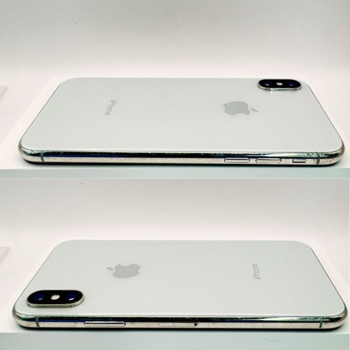 iPhone X 256GB グレー ランクB SIMフリー 新品バッテリー容量100