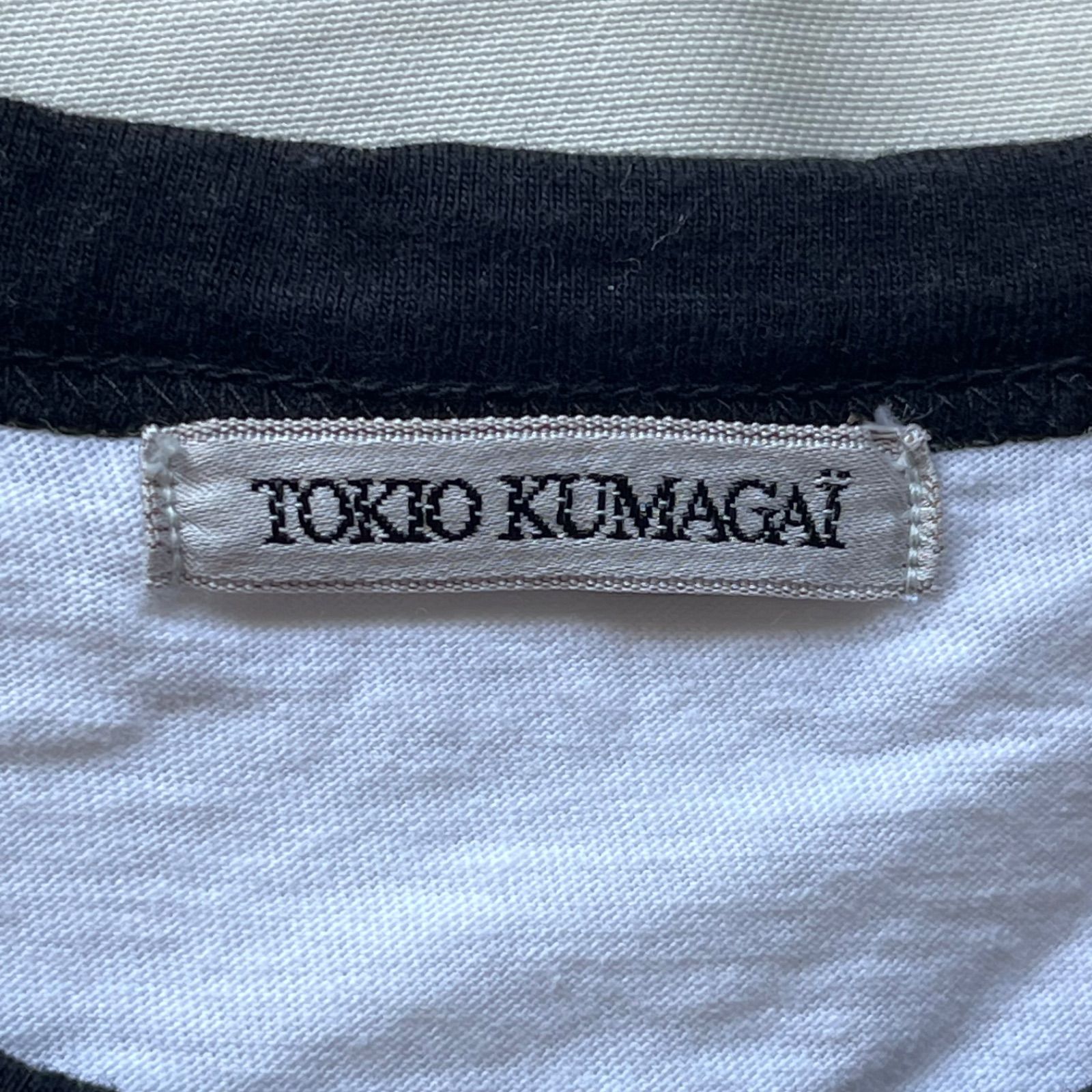 tokio kumagai トキオクマガイ 熊谷登喜夫 tシャツ 2トーン サークル 