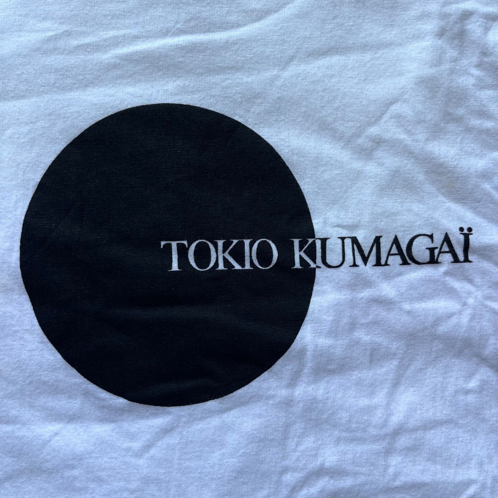 tokio kumagai トキオクマガイ 熊谷登喜夫 tシャツ 2トーン サークル 