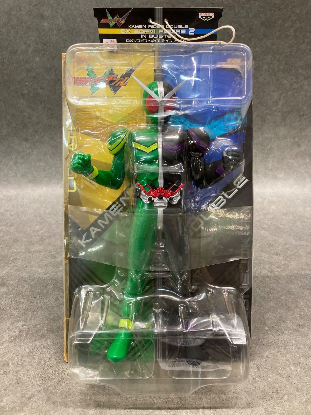 D337 BANPRESTO 仮面ライダー ダブル サイクロンジョーカー DXソフビ