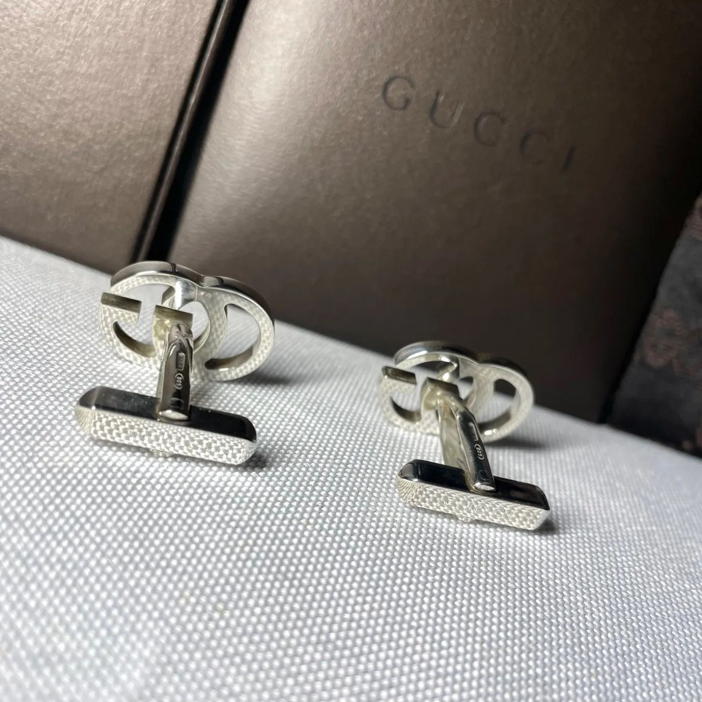 美品 希少 GUCCI グッチ インターロッキングG GG ロゴデザイン