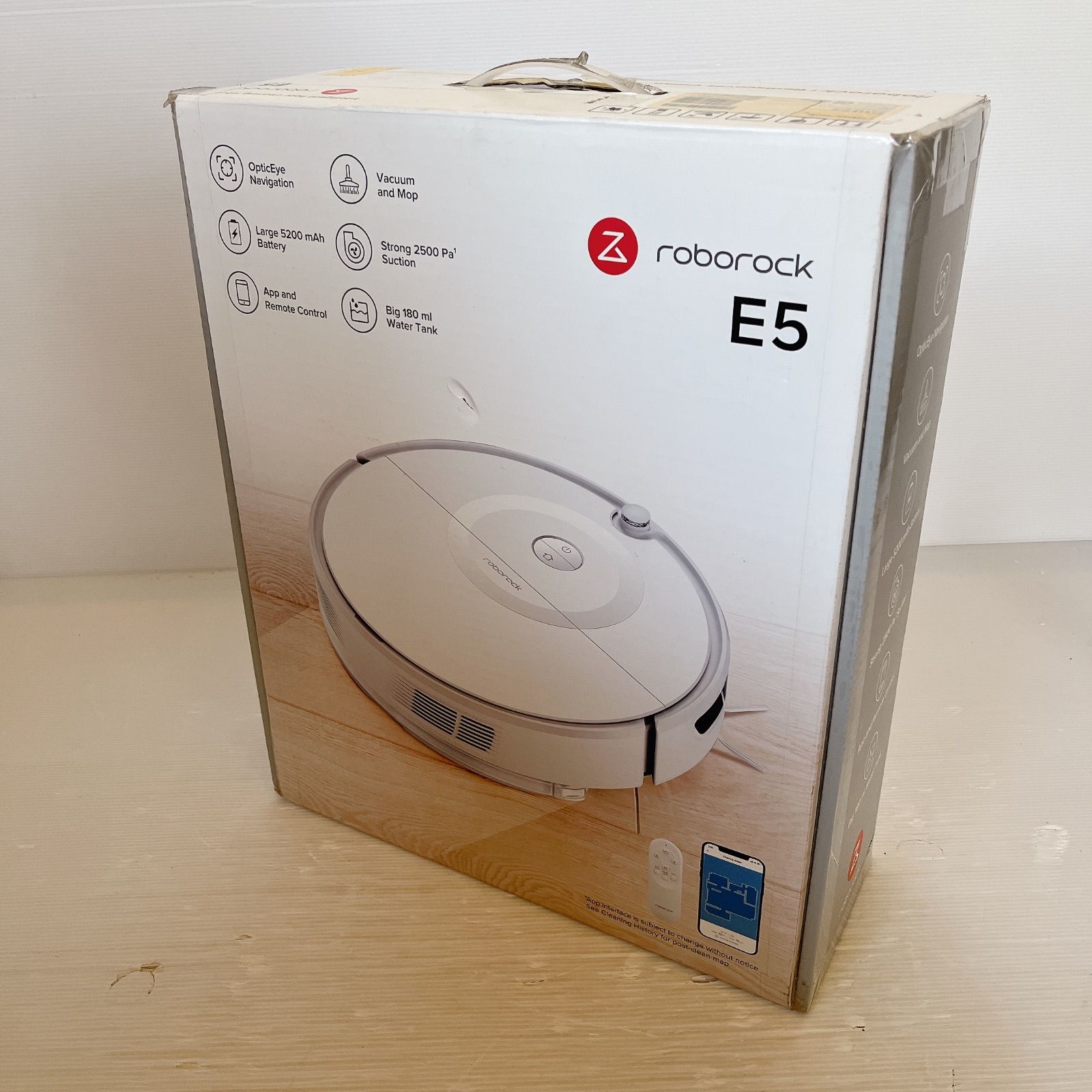Roborock E5 ロボロック ロボット掃除機 #0416-4 水拭き対応 2500Pa
