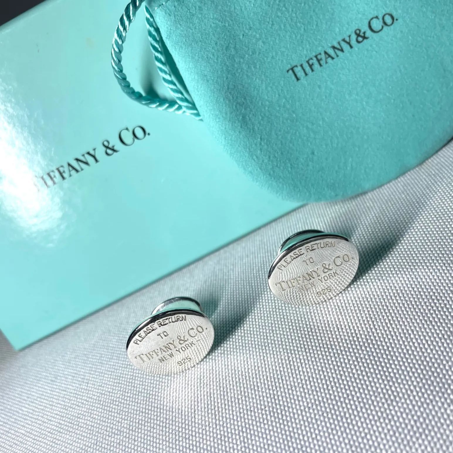 希少 Tiffany リターン トゥ ティファニー 鏡面スターリングシルバー