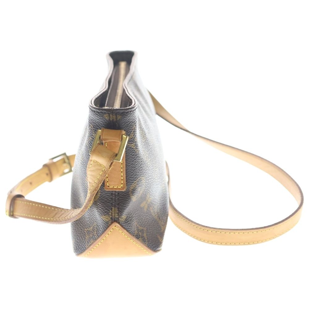 LOUIS VUITTON ルイヴィトン モノグラム トロター ハンドバッグ ミニバッグ ブラウン レザー×PVC M51240 ゴールド金具 LOUIS VUITTON - ルイ・ヴィトン LOUIS VUITTON トロター モノグラム