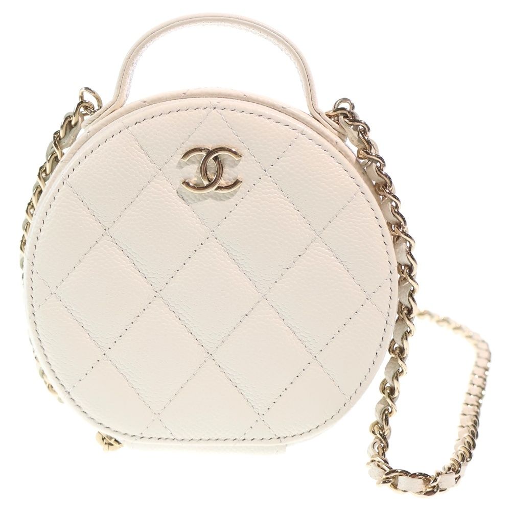 CHANEL (シャネル) マトラッセ スモール ヴァニティ キャビアスキン