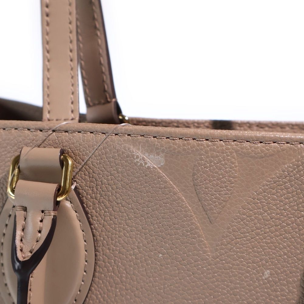 LOUIS VUITTON ルイヴィトン モノグラム アンプラント オンザゴーMM M45607 トゥルトレール ベージュ ハンドバッグ トートバッグ ルイ ヴィトン モノグラムアンプラント オンザゴー MM 2WAYトート