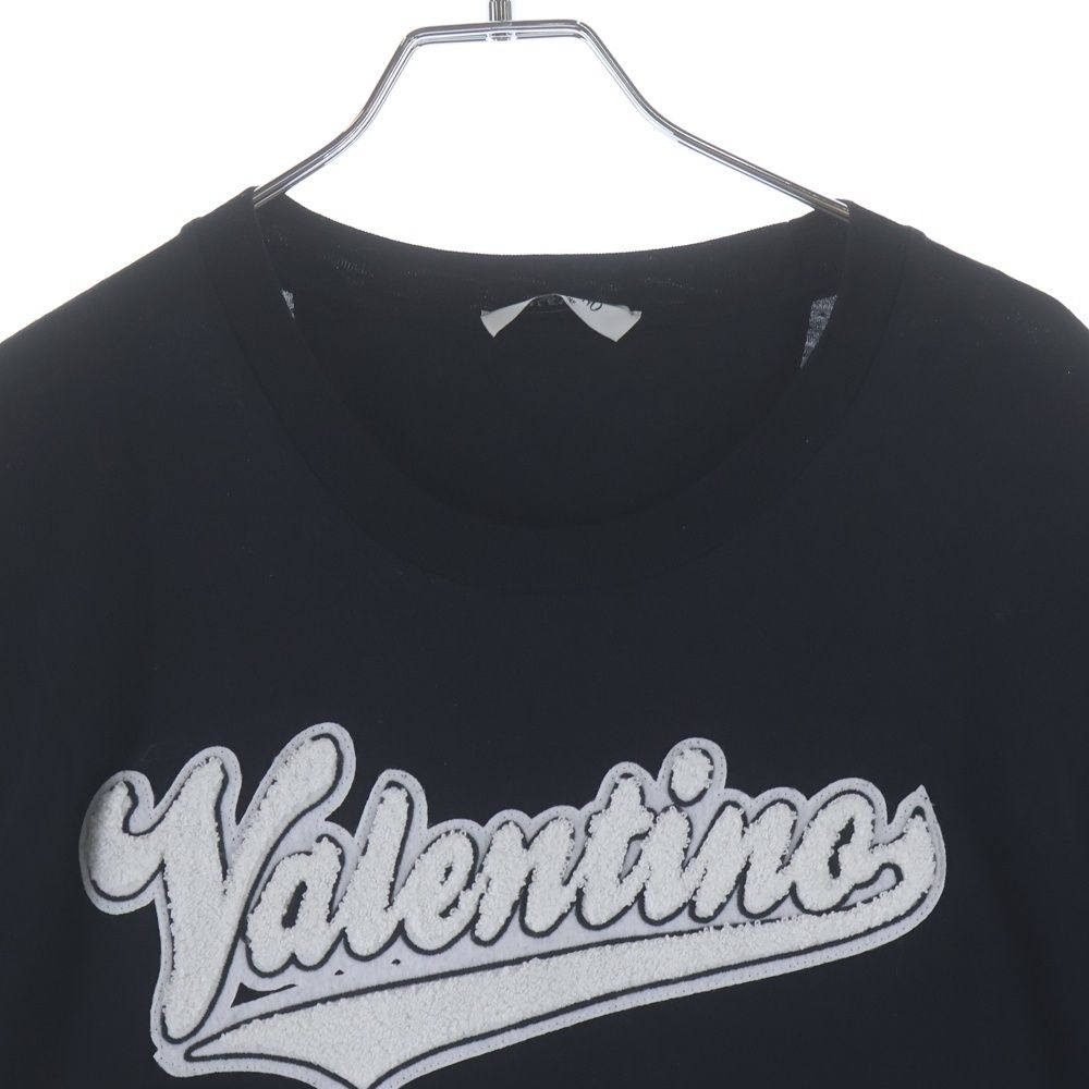 VALENTINO (ヴァレンティノ) ロゴワッペン クルーネック 半袖Tシャツ