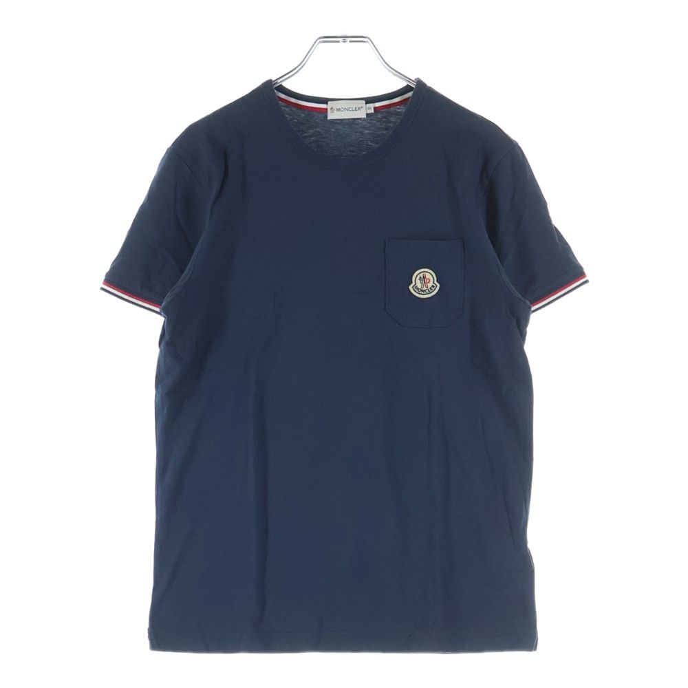 MONCLER (モンクレール) フロントロゴワッペン 鹿の子 半袖ポロシャツ