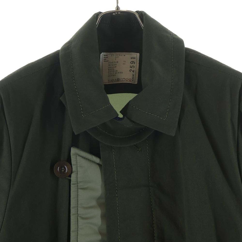 sacai　21AW CottonOxfordCoat オックスフォード　コート sacai 21AW CottonOxfordCoat オックスフォード コート - メルカリ