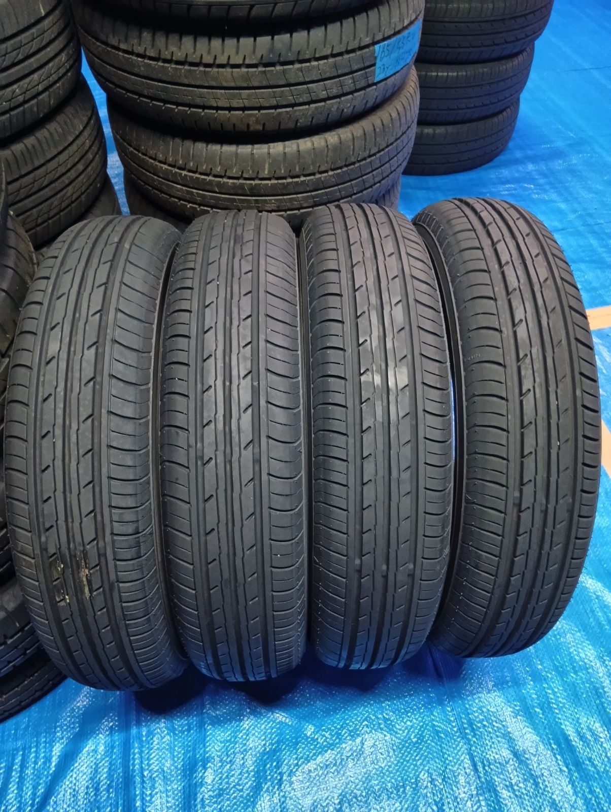 ③サマータイヤ 2022年 145/80R13 バリ山 ヨコハマタイヤ BluEarth-ES ES32