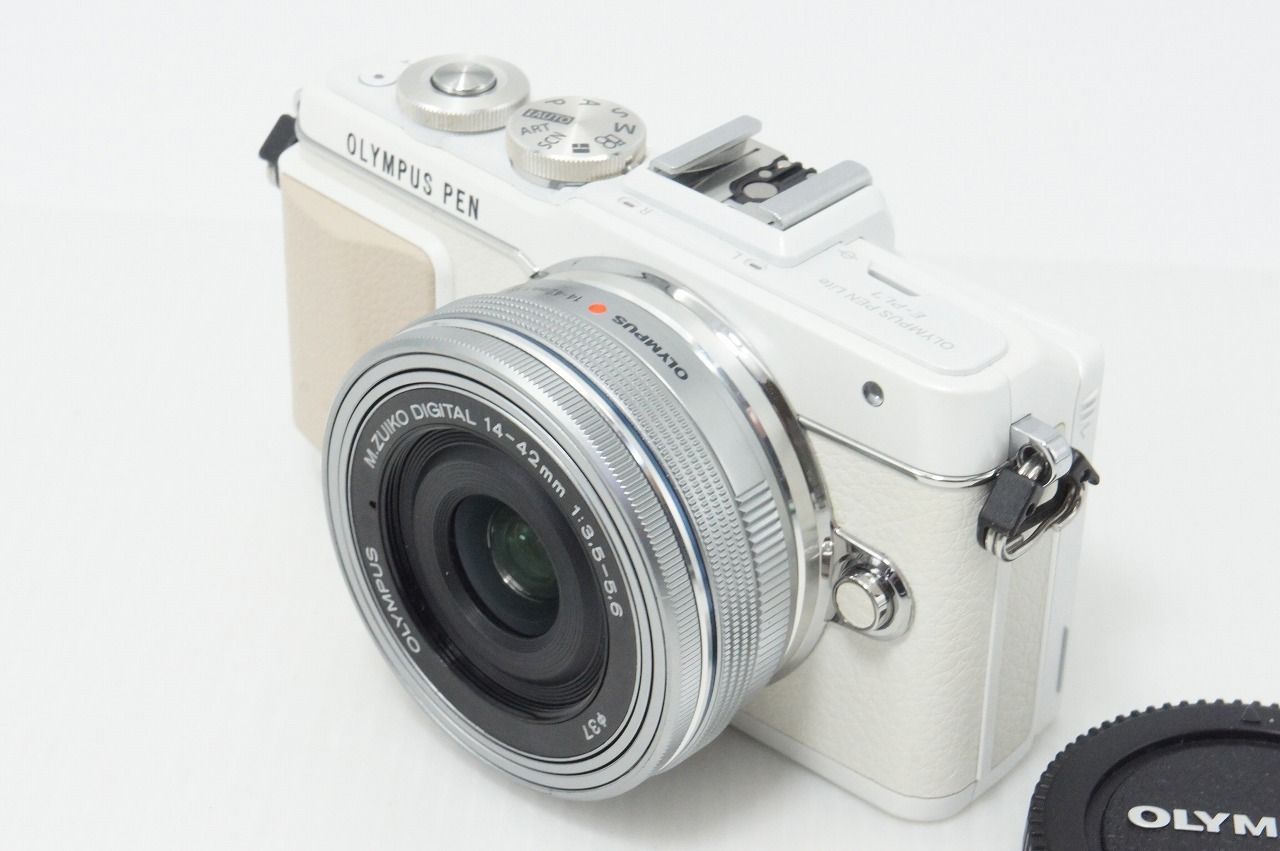 OLYMPUS PEN E−PL7  WHITE ミラーレス一眼 Amazon.com : Olympus Pen Lite E-PL7 (White) with 14-42mm EZ and 40