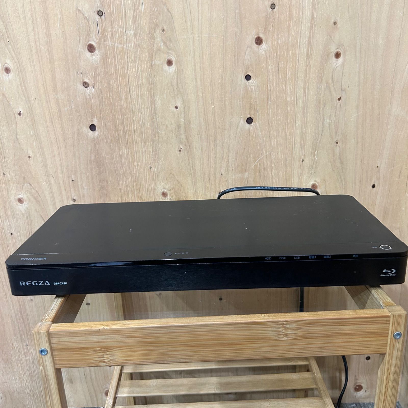 【SGM】ジャンク TOSHIBA REGZA ブルーレイディスクレコーダー 1TB ダブルチューナー 3D対応 DBR-Z420