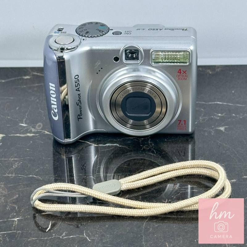 Canon PowerShot A550 中古品 訳あり 美品】Canon PowerShot A550 シルバー コンパクトデジタルカメラ 710万