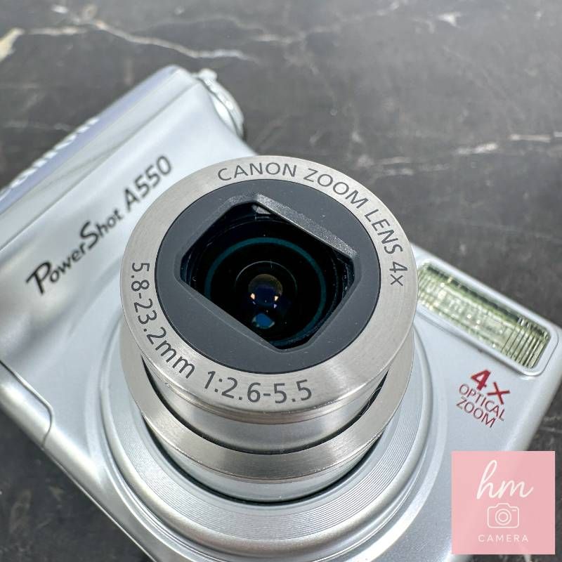 美品】Canon PowerShot A550 シルバー コンパクトデジタルカメラ 710万