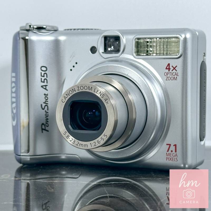 Canon PowerShot A550 中古品 訳あり 美品】Canon PowerShot A550 シルバー コンパクトデジタルカメラ 710万