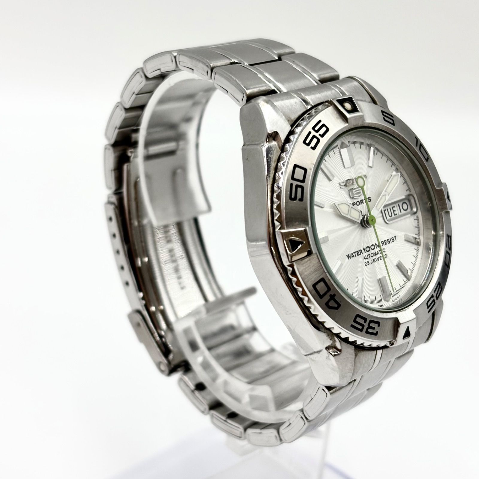 稼動/極美品/純正ベルト】SEIKO セイコー 5スポーツ ダイバーズ 腕時計 