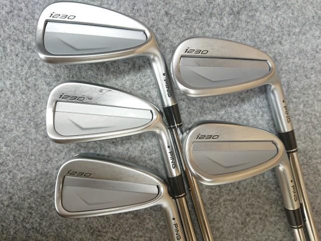 中古】 PING ピン i230 Power Spec 黒ドット #6-PW 5本 アイアンセット