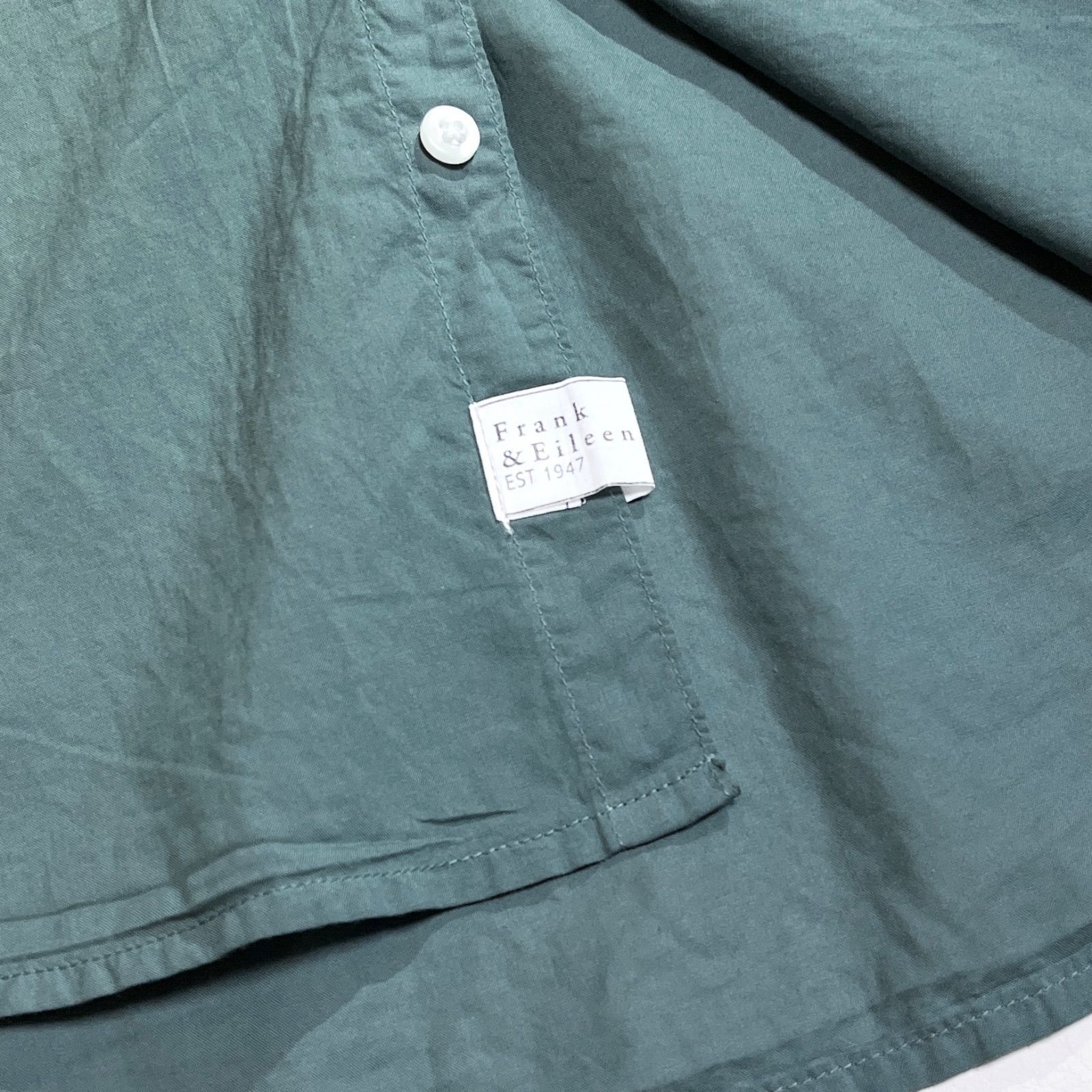 ck90 Frank&Eileen EILEEN アイリーン シワ加工 スキッパーシャツ コア
