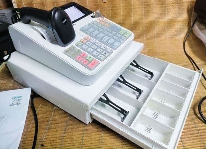 クローバーレジスター JET-670上位スキャナ付き PC連携 119933 - メルカリ