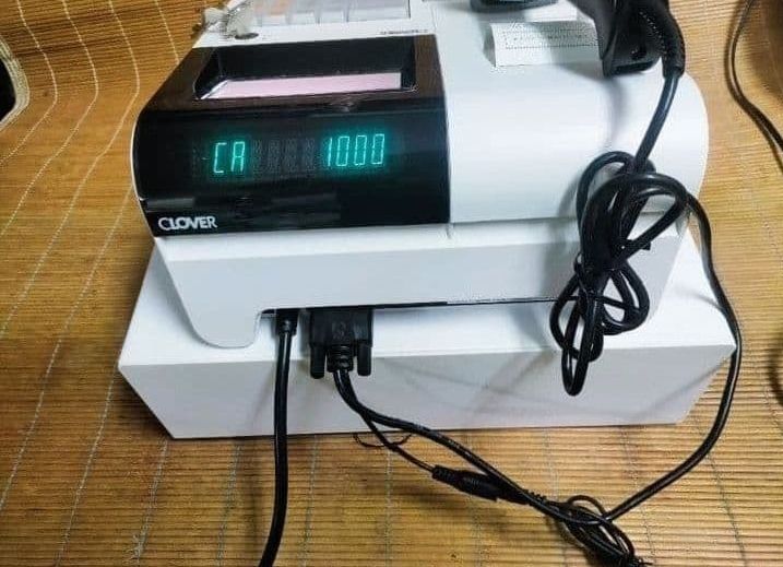 クローバーレジスター　JET-670上位スキャナ付き　PC連携　271120 クローバーレジスター JET-670スキャナ付き PC連携送料込 900700