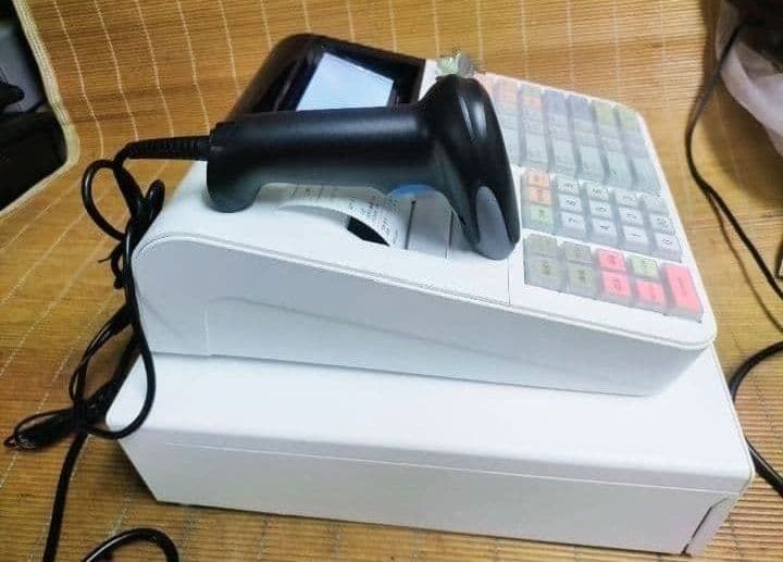 クローバーレジスター JET-670スキャナ付き　PC連携送料込　111555 クローバーレジスター JET-670スキャナ付き PC連携送料込 900700