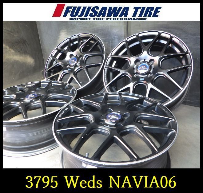 【3795】B送料無料▲Weds LEONIS NAVIA06▲16x6.0J 4穴 100 +45▲4本 26102663