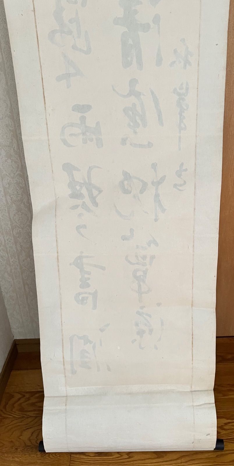 📜掛軸📜 作者不詳 一簾疎雨琴書潤 掛軸 掛け軸 書画 漢詩 中国書道 七