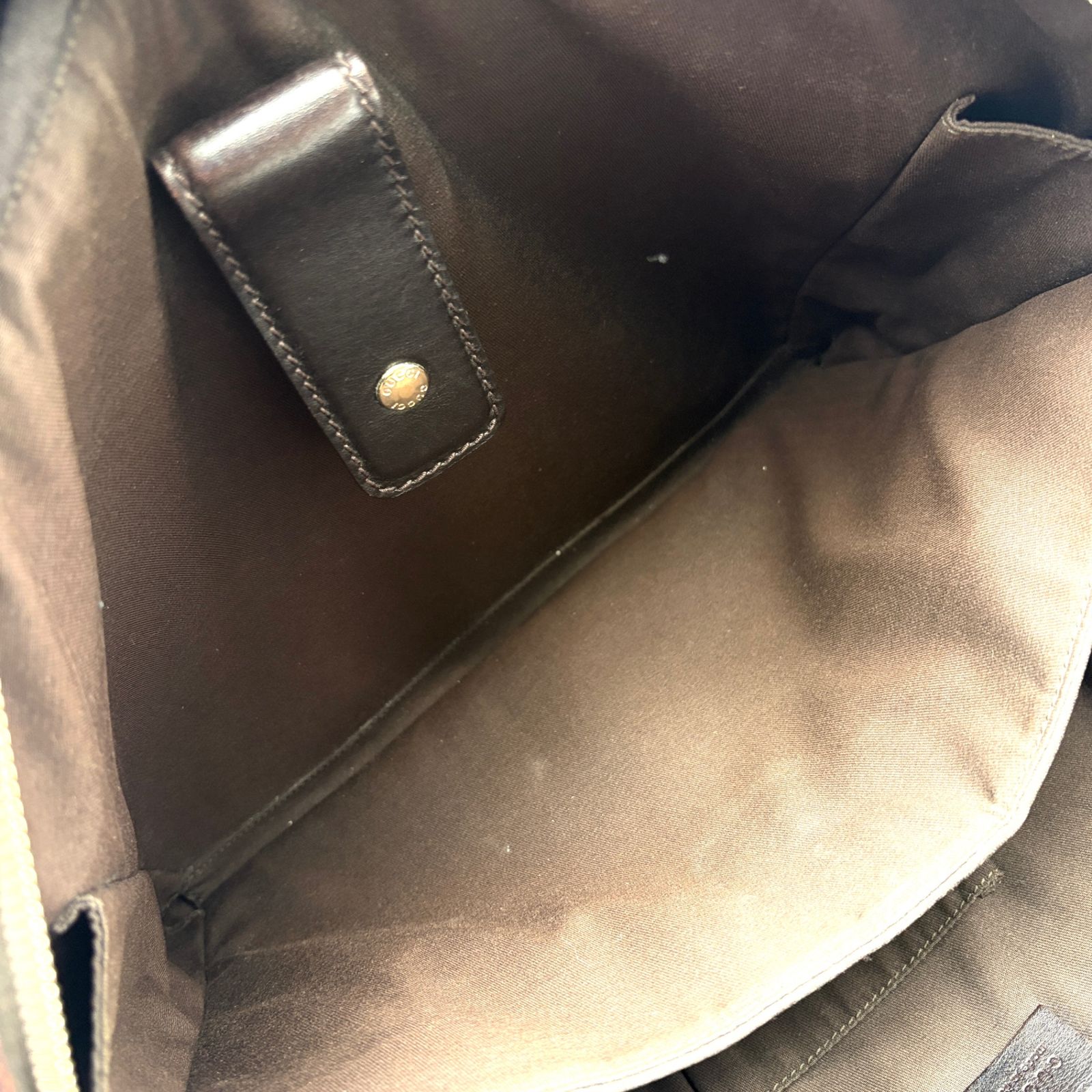 GUCCI グッチ ディアマンテ レザー ビジネスバッグ ブリーフケース 濃茶 GUCCI グッチ ディアマンテ ビジネスバッグ ブリーフケース 書類鞄