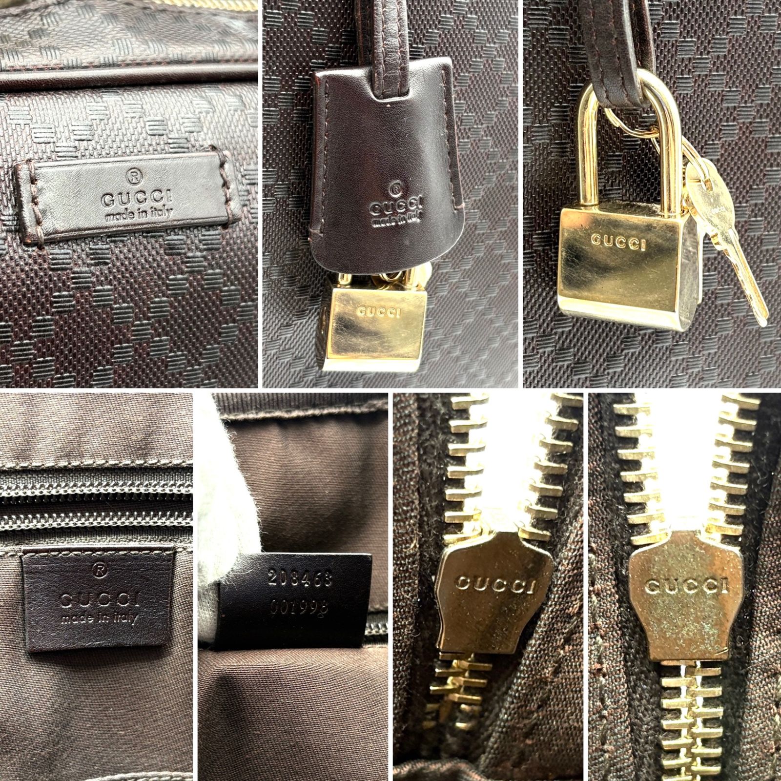 GUCCI グッチ ディアマンテ ビジネスバッグ ブリーフケース 書類鞄