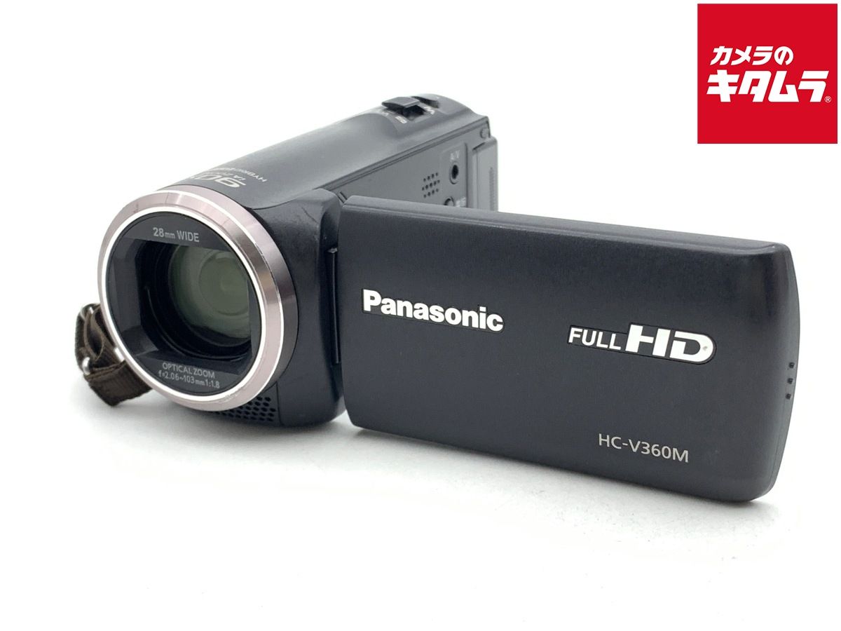 【中古】Panasonic パナソニック HC-V360M ブラック デジタルハイビジョンビデオカメラ HC-V360M 概要 - デジタルハイビジョンビデオカメラ | デジタルビデオ