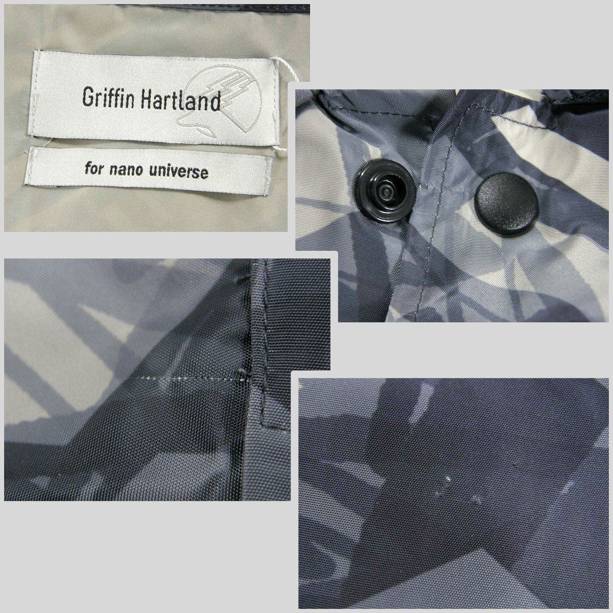 新品】 Griffin Hartland × Nano universe ／ グリフィンハートランド 