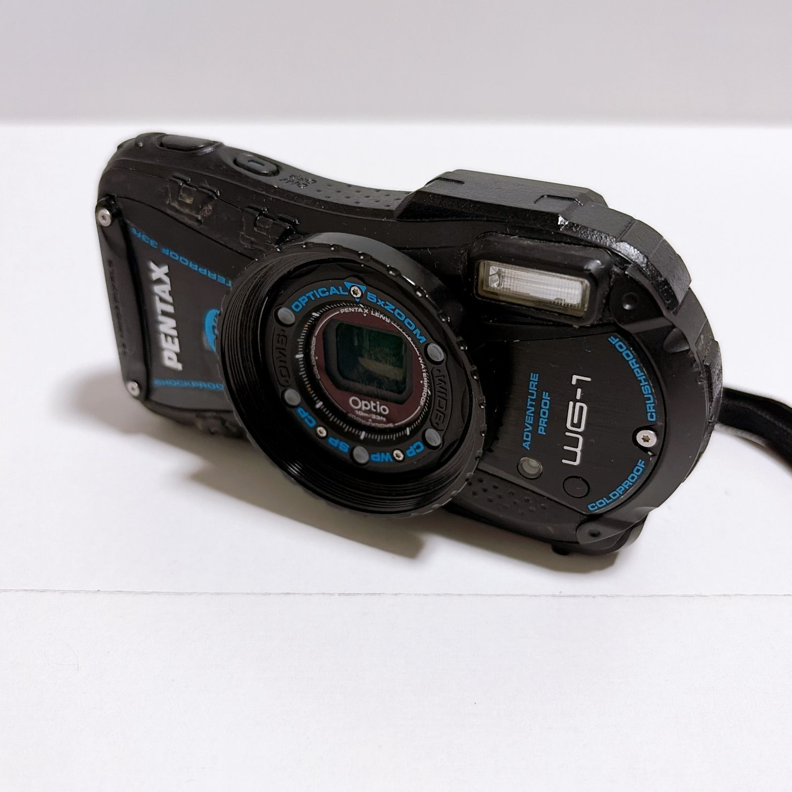 PENTAX Optio WG-1 デジタルカメラ 動作確認済 中古品 ベタつきあり 
