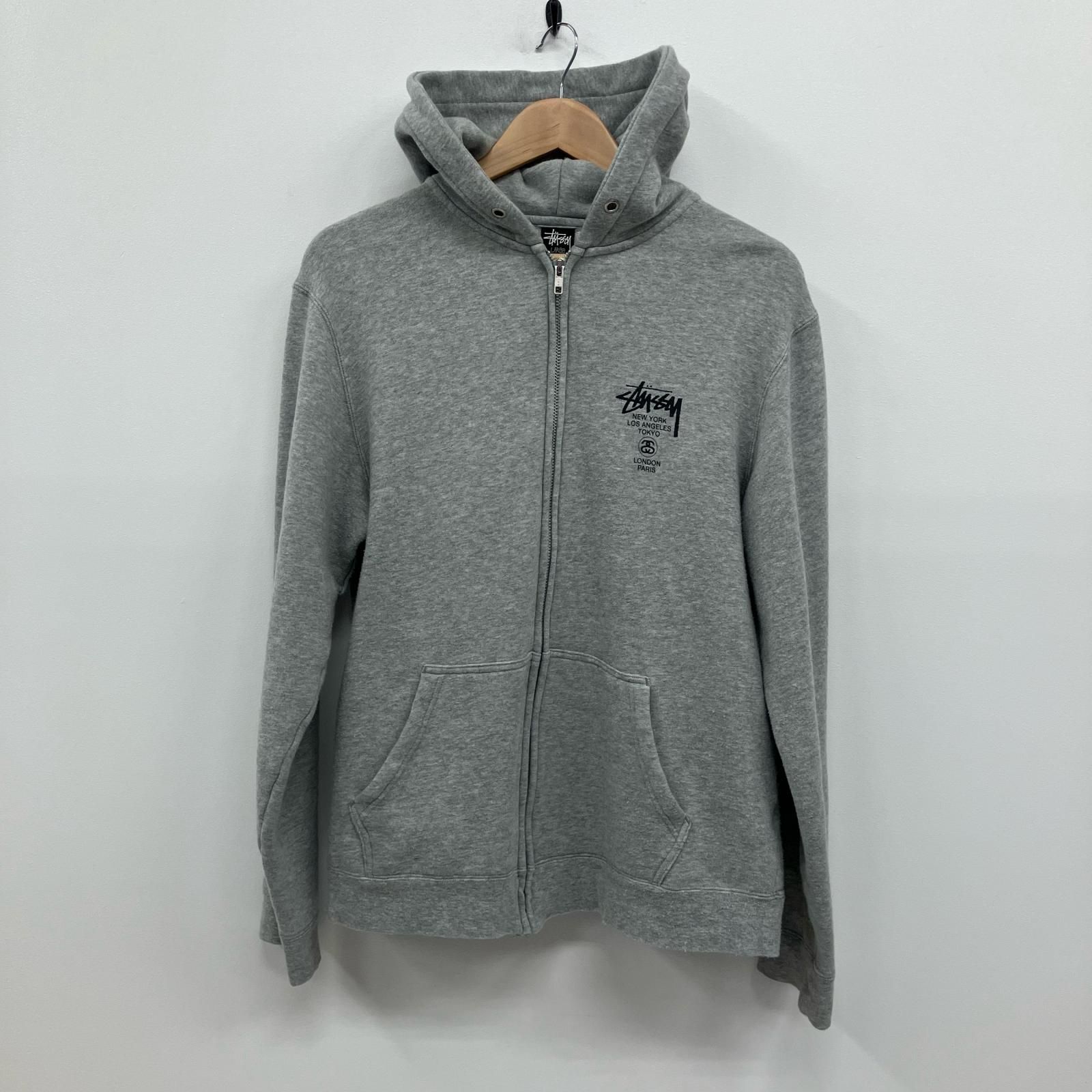 イオン広店】 中古 STUSSY | ステューシー パーカー WORL TOUR ZIP 