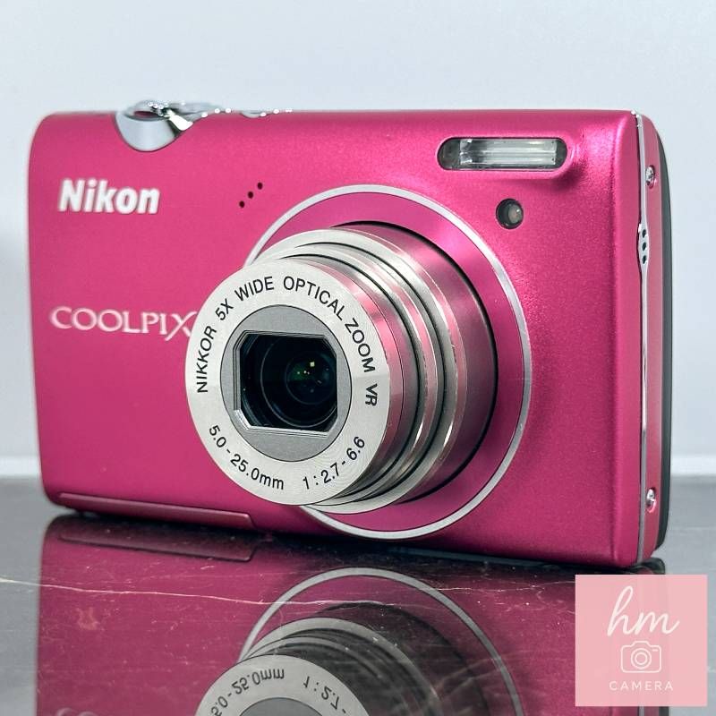 カメラ Nikon COOLPIX S5100 ムラサキ 5倍光学ズーム