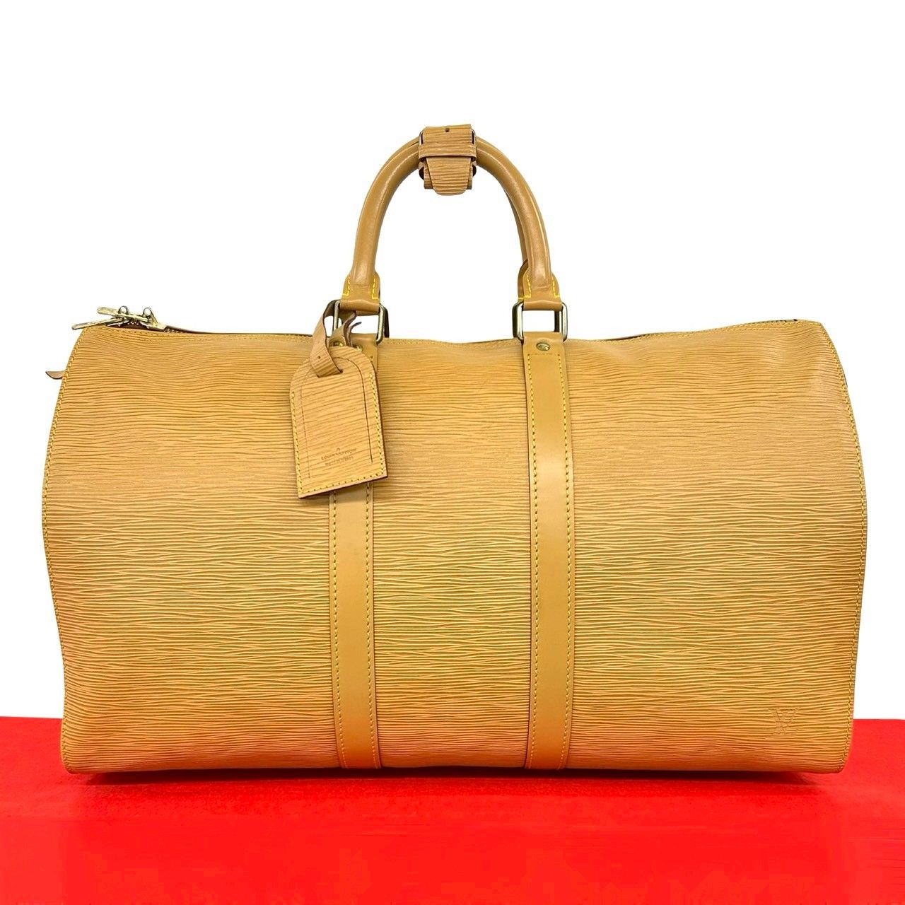 極 美品 LOUIS VUITTON ルイヴィトン ヴィンテージ キーポル 45 エピ