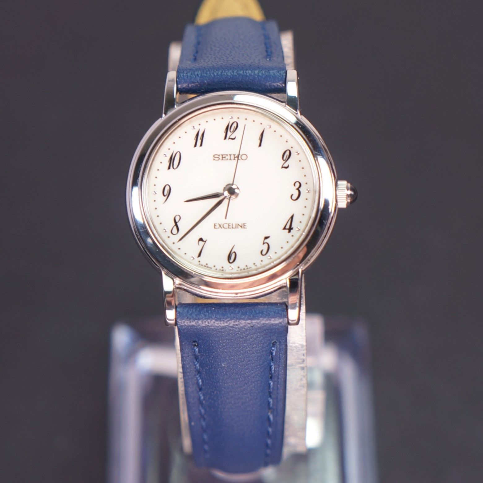 稼働美品】SEIKO EXCELINE プラチナメッキ レディース腕時計 新品