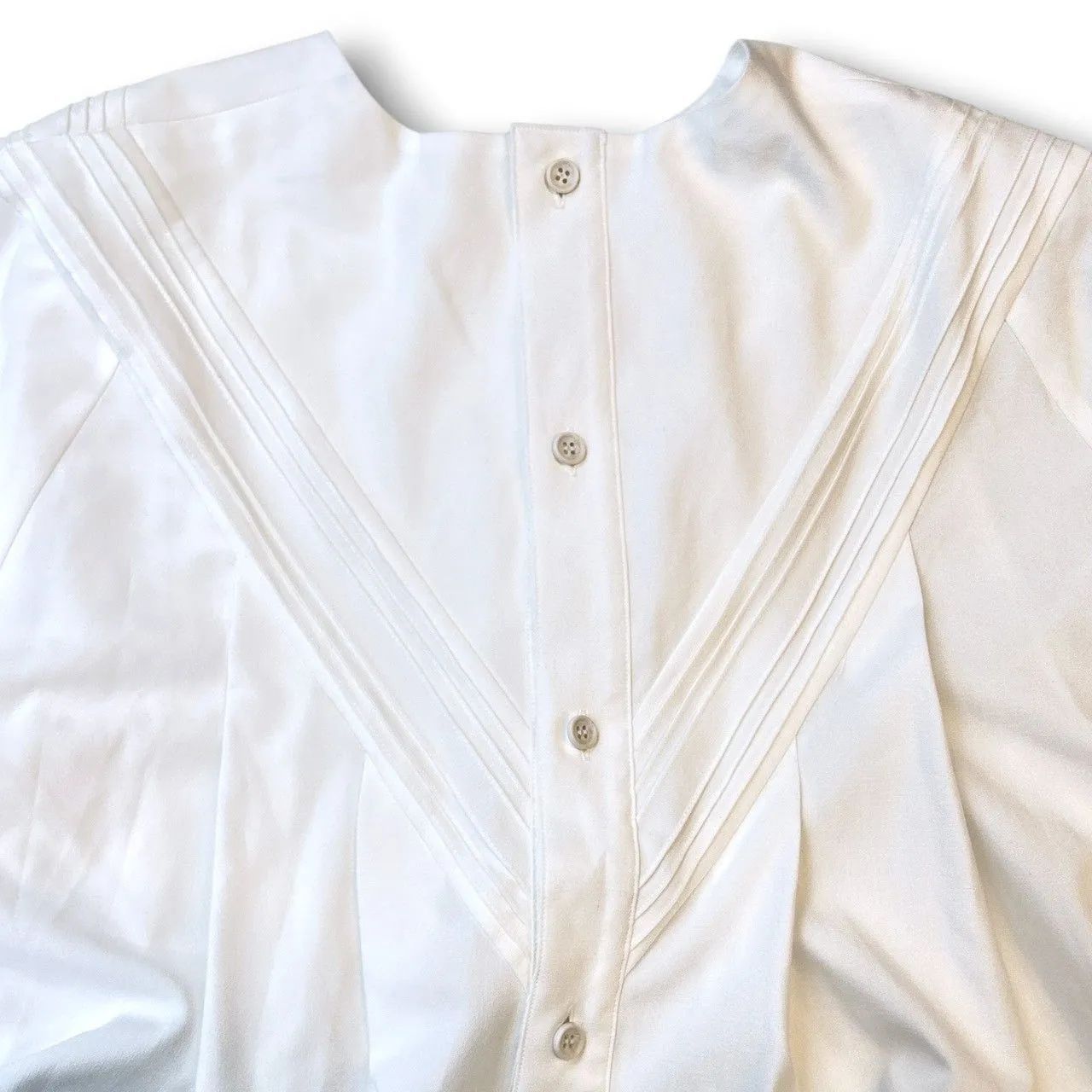 ADORE アドーア ドライレーヨン ピンタック プリーツ オーバーサイズ ADORE アドーア ドライレーヨンブラウス 長袖シャツ ブラウス トップス