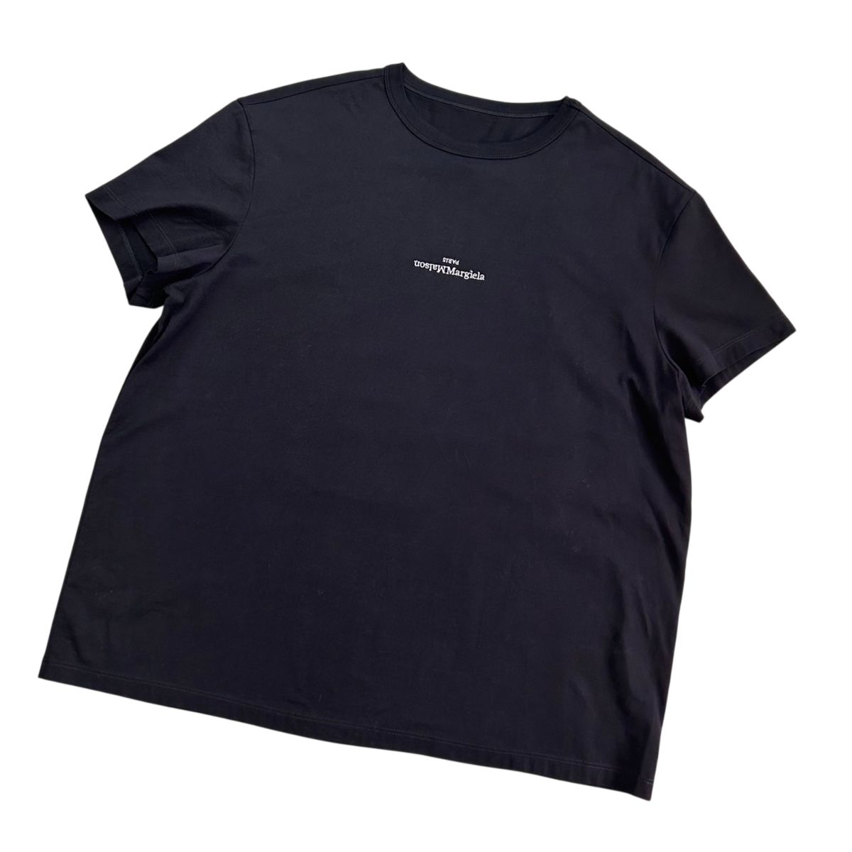 Maison Margiela メゾン マルジェラ ロゴ クルーネック 半袖Tシャツ 