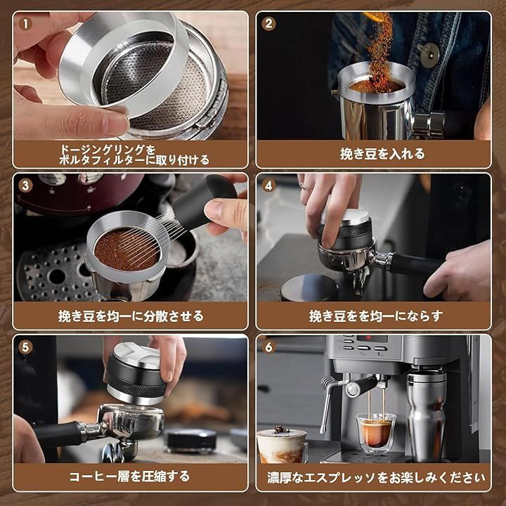 TAMPURE エスプレッソセット 2-in-1コーヒータンパー＆コーヒー 