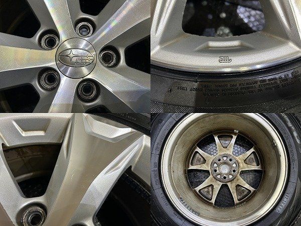 タイヤ新品 25年 バランス済【TY GSi-6LS 225/60R17】スタッドレス【スバル SKフォレスター 純正ホイール 17インチ 7J5HPCD100+48】VTM506 タイヤ新品 25年 バランス済【TY GSi-6LS 225/60R17】スタッドレス