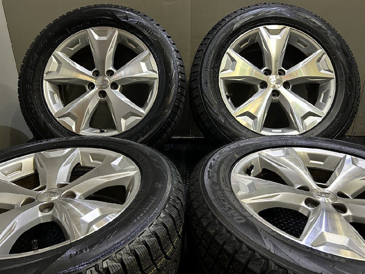 タイヤ新品 25年 バランス済【TY GSi-6LS 225/60R17】スタッドレス【スバル SKフォレスター 純正ホイール 17インチ 7J5HPCD100+48】VTM506 タイヤ新品 25年 バランス済【TY GSi-6LS 225/60R17】スタッドレス