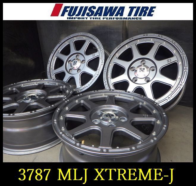 【3787】B送料無料▲MLJ XTREME-J▲16x7.0J 5穴 114.3 +35▲4本 26102668