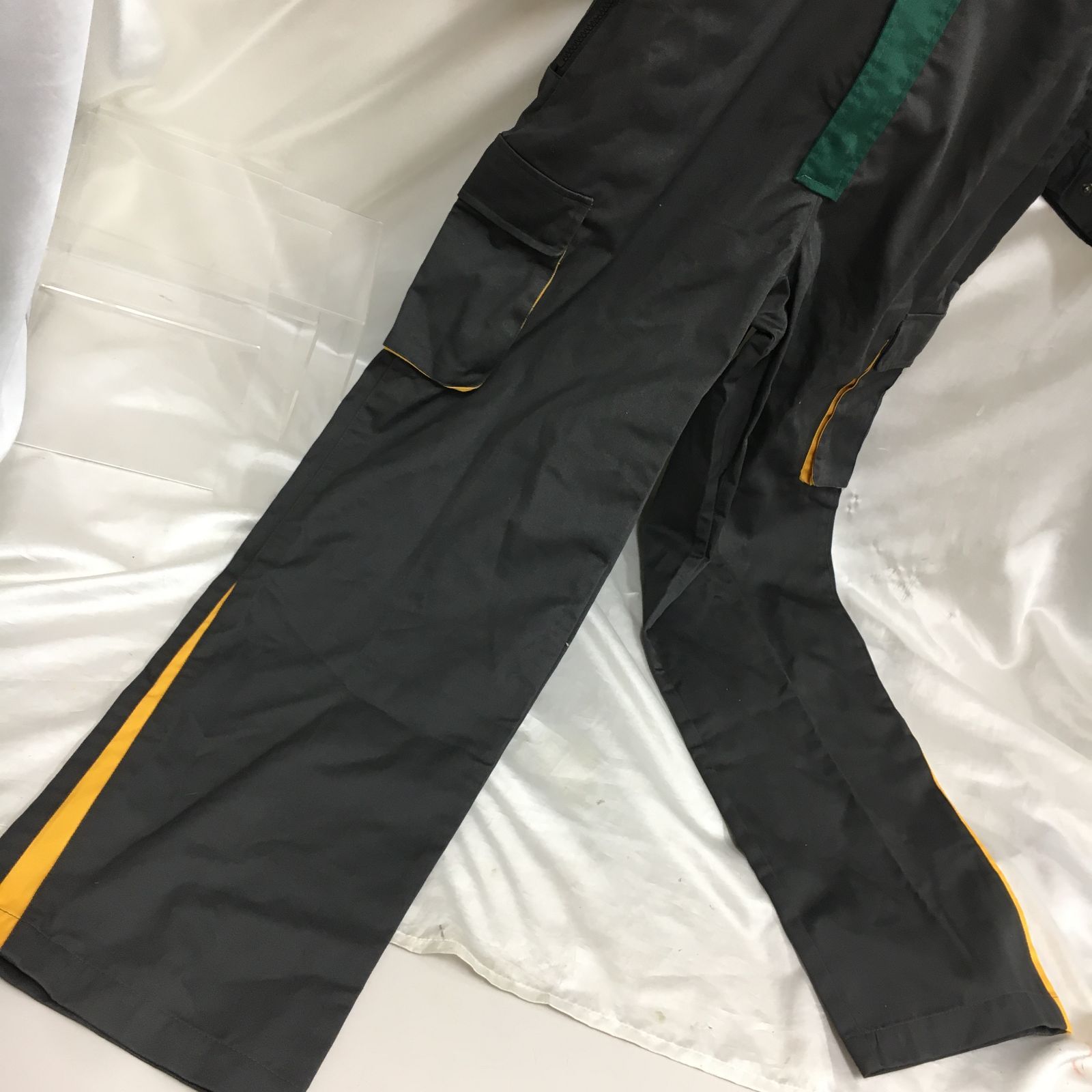 三沢店48-22-0421] JOHN DEERE つなぎ作業服 オリーブグリーン 3L