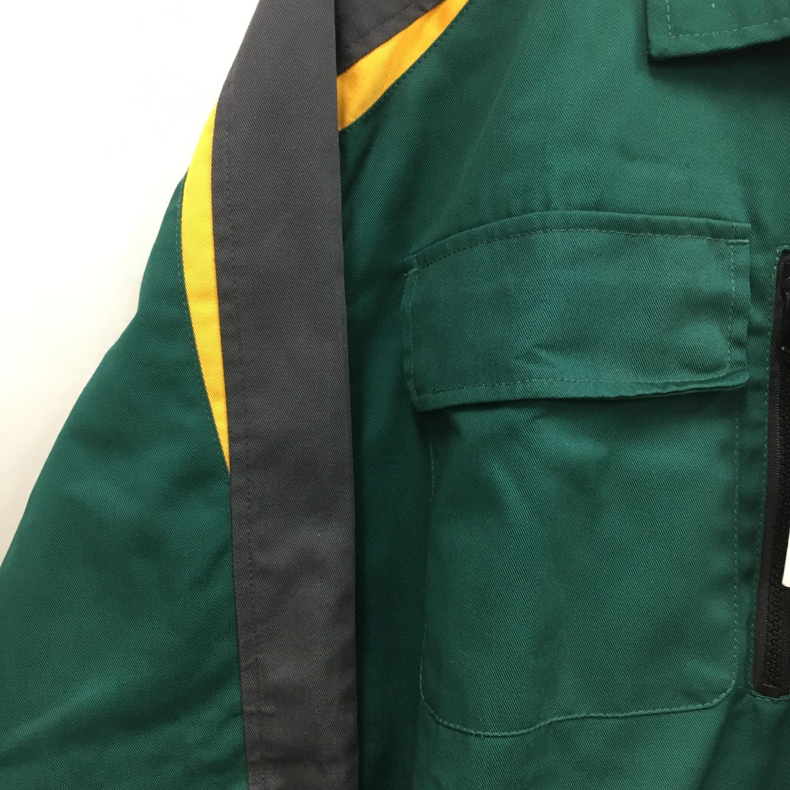 三沢店48-22-0421] JOHN DEERE つなぎ作業服 オリーブグリーン 3L