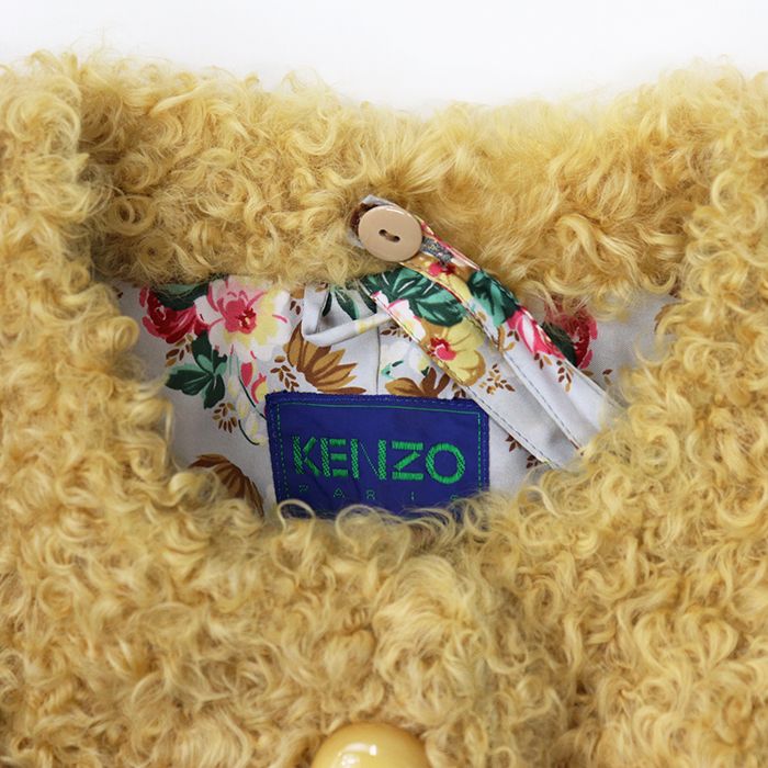 SALE】KENZO ケンゾー ファー ジャケット レディース カーリーファー