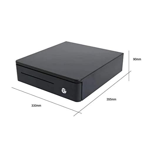 キャッシュドロア(黒） 和信テック WS-330 コンパクト 自動＆手動
